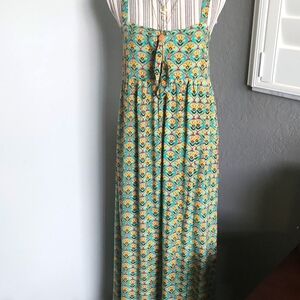 Natural Life boho floral Cotton MAXI dress 🌻